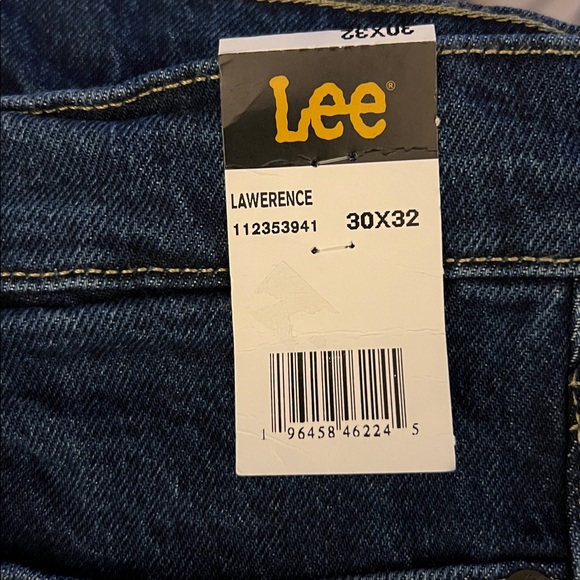NWT Lee Loose Fit Straight Leg Men’s Jeans 30x32 Blue Denim Cotton - Picture 10 of 16
